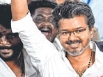 TVK chief and Tiruchirappalli East constituency candidate Vijay. (PTI)