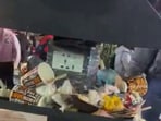 In Manali, a public charging station became a garbage dumping point In Manali, a public charging station became a garbage dumping point