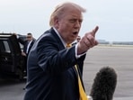 US President Donald Trump .