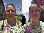 An American woman compared Indian markets with US stores, calling them chaotic, colourful and full of bargaining.(Instagram/iamkatiesharma)