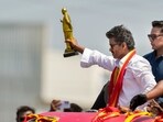 After three decades of acting in a leading role in 68 films, most of them blockbusters, Joseph Vijay Chandrasker hopes to emulate the late M G Ramachandran or MGR and parlay his on-screen persona to translate into real-world political magic. 
