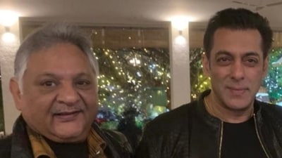 Salman Khan with his friend Sushil Kumar. Salman Khan with his friend Sushil Kumar.