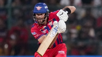 Aiden Markram and Himmat Singh took LSG to 228/5 at the end of 20 overs. (PTI) Aiden Markram and Himmat Singh took LSG to 228/5 at the end of 20 overs. (PTI)