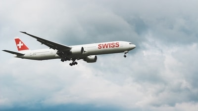 The incident took place onboard a Swiss Air flight The incident took place onboard a Swiss Air flight