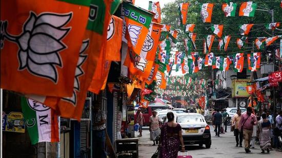 In West Bengal, the BJP finally managed to unseat the TMC. (HT File Photo)