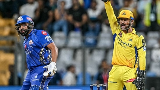 Will we ever see Rohit Sharma and MS Dhoni on the same field in the same frame again? (AFP)