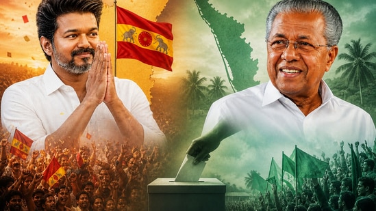 Axis My India has got its prediction right for Tamil Nadu and Kerala. (AI generated image)