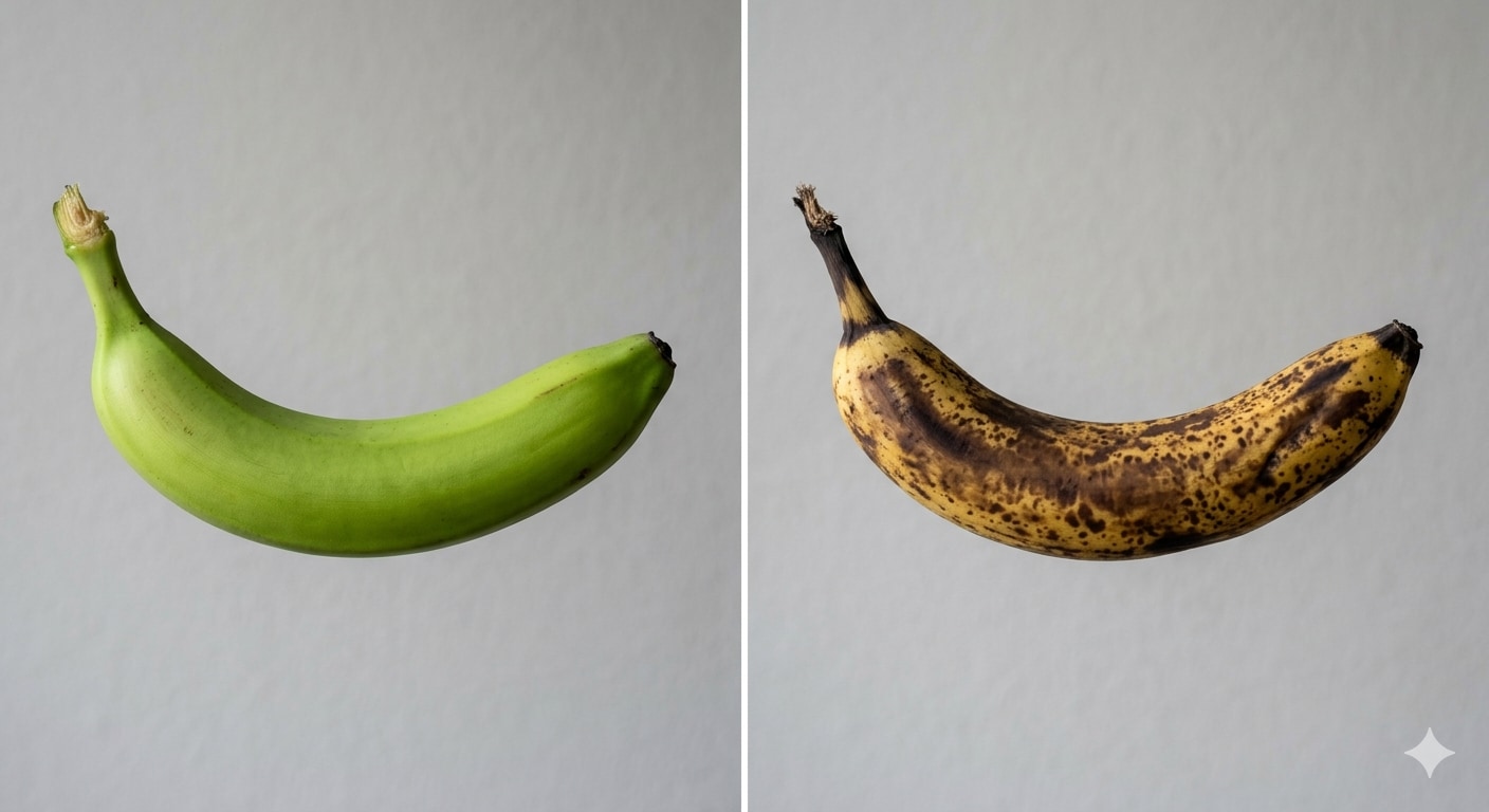 Avoid raw or overripe bananas. (Picture credit: Gemini AI) Avoid raw or overripe bananas. (Picture credit: Gemini AI)