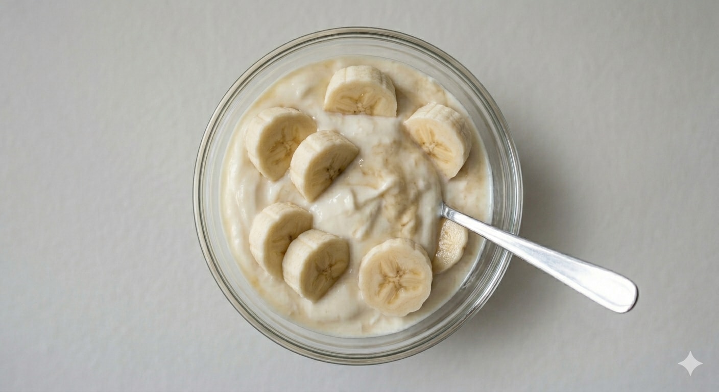 Add banana to your Greek yoghurt. (Picture credit: Gemini AI) Add banana to your Greek yoghurt. (Picture credit: Gemini AI)