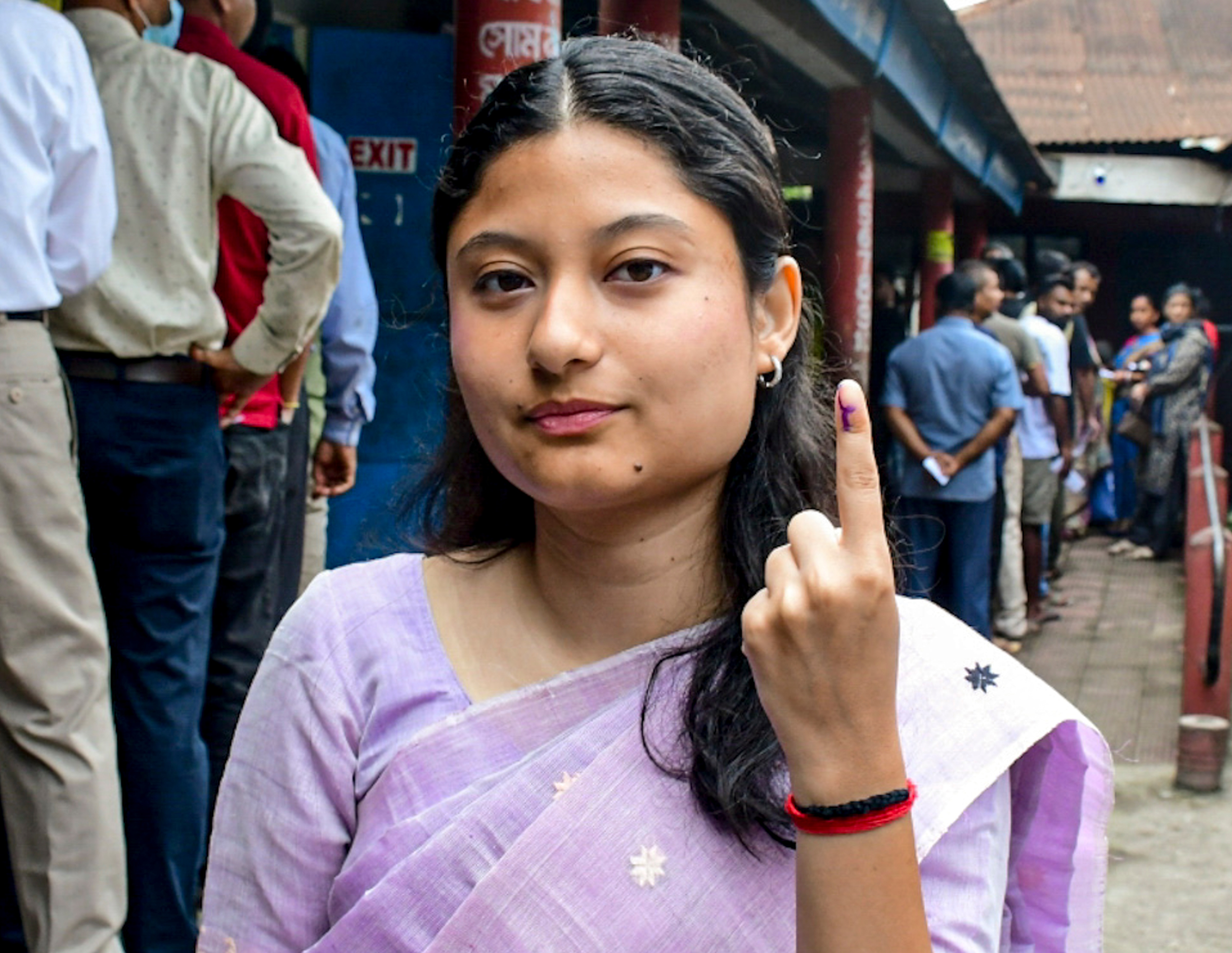 Assam Jatiya Parishad (AJP) candidate from Guwahati Central constituency Kunki Chowdhury is leading against the BJP
(PTI) Assam Jatiya Parishad (AJP) candidate from Guwahati Central constituency Kunki Chowdhury is leading against the BJP
(PTI)