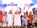 A mega rally held in Moga in April, addressed by Union home minister Amit Shah, witnessed a significant turnout. (@AmitShah X)