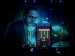 A scene from the light and sound show organised by LDA at Dr Bhimrao Ambedkar Samajik Parivartan Sthal, Gomti Nagar, in Lucknow (Deepak Gupta/HT)