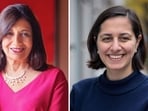 Kiran Mazumdar-Shaw and her niece Claire Mazumdar. 