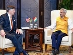 External Affairs Minister S Jaishankar met with US Deputy Secretary of State Christopher Landau on the sidelines of the Raisina Dialogue in March this year. External Affairs Minister S Jaishankar met with US Deputy Secretary of State Christopher Landau on the sidelines of the Raisina Dialogue in March this year.