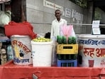Rajesh has been selling cooling drinks on Delhi’s streets for nearly 30 years. (HT)