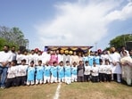 The Punjab chief minister was speaking after inaugurating 250 rural sport grounds in the state. (HT)