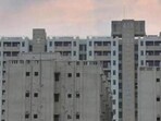 The additional 936 flats are located in Pocket 6, Sector A1-A4 of Narela. (Amal KS/HT PHOTO)