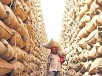 The district administration has initiated a probe into a suspected influx of wheat from Uttar Pradesh (UP), despite an active ban on such arrivals. As the investigation intensifies, the roles of three market committees in the district have come under scrutiny. (HT File)