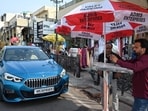 The valet service at Hazratganj is operational daily from 11 am to 11 pm (Mushtaq Ali/HT)