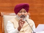 Punjab Finance Minister Harpal Singh Cheema addresses a press briefing in Chandigarh. Punjab Finance Minister Harpal Singh Cheema addresses a press briefing in Chandigarh.