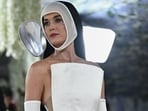Katy Perry arrives at The Metropolitan Museum of Art's Costume Institute benefit gala.