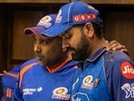 Mahela Jayawardene, left, and Rohit Sharma