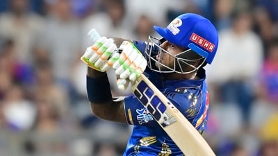 Suryakumar Yadav has been having a below-par season with the bat in IPL 2026. (Anshuman Poyrekar/HT Photo)