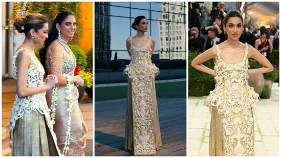 Diya Mehta Jatia's look at the 2026 Met Gala blended ancient Indian craftsmanship with modern design. (Instagram/ dmjatia and girlfromjerseycity)