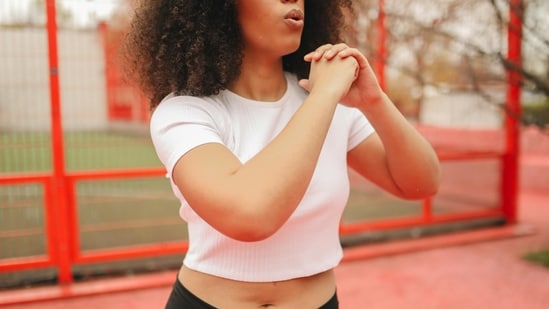 Regular exercise goes a long way to reverse bloating, shares Raj. (Pexel)