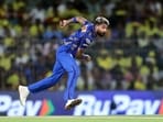 Hardik Pandya in IPL 2026 match. Hardik Pandya in IPL 2026 match.