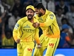 Chennai Super Kings' skipper Ruturaj Gaikwad celebrates the wicket of Delhi Capitals' KL Rahul during the Indian Premier League 2026 match