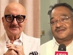 Anupam Kher reacts to BJP leader's remark about him regrowing hair.