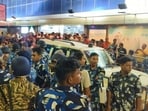 Security beefed up after BJP leader Suvendu Adhikari's personal assistant Chandranath Rath was shot at from close range 