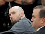 Defendant Tanner Horner listens to a victim impact statement after being sentenced to the death penalty in the punishment phase of his capital murder trial, Tuesday, May 5, 2026, at the Tim Curry Criminal Justice Center in Fort Worth, Texas. (Amanda McCoy/Star-Telegram via AP)