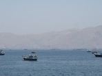 Vessels in the Strait of Hormuz, Musandam, Oman, May 6, 2026. REUTERS/Stringer
