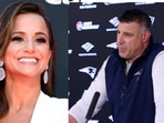 Dianna Russini (L) and Mike Vrabel. 