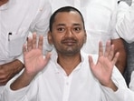 Nishant Kumar, son of former Bihar chief minister Nitish Kumar, at the JD(U) office in Patna. (Santosh Kumar/HT File) Nishant Kumar, son of former Bihar chief minister Nitish Kumar, at the JD(U) office in Patna. (Santosh Kumar/HT File)