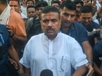 BJP winning candidate of Bhabanipur and Nandigram constituency Suvendu Adhikari arrives at BJP West Bengal office