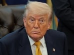 President Donald Trump's photos sparked fresh concerns about his health as many pointed to his hands looking discolored. 