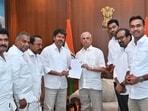 Tamil Nadu government formation news LIVE: TVK chief Vijay met governor Rajendra Arlekar at Lok Bhavan.