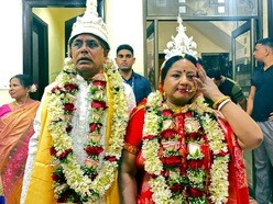 উচ্ছ্বাসে ভাসছেন দিলীপপত্নী রিঙ্কু মজুমদার। 