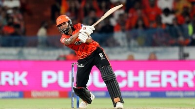Nitish Kumar Reddy stepped in to provide a finishing flourish with some big hitting, enough to push SRH to 235/4 – a consierable target, as the Orange Army batters continued to make merry. (ANI Picture Service) Nitish Kumar Reddy stepped in to provide a finishing flourish with some big hitting, enough to push SRH to 235/4 – a consierable target, as the Orange Army batters continued to make merry. (ANI Picture Service)