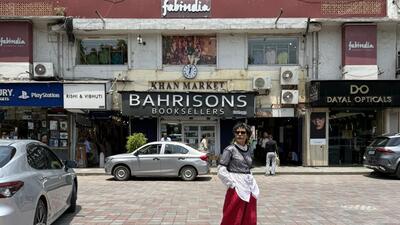 At the entrance to Khan Market, which turns seventy-five this year, the ground surface has recently been redone. The uneven tarmac is gone. (HT Photo) At the entrance to Khan Market, which turns seventy-five this year, the ground surface has recently been redone. The uneven tarmac is gone. (HT Photo)