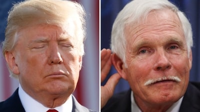 Donald Trump condoles the death of 'friend' Ted Turner. ((Reuters/AFP)) Donald Trump condoles the death of 'friend' Ted Turner. ((Reuters/AFP))