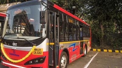 Mumbai, India - November 10, 2017: Maharashtra's first Electric Buses by the State Government in the presence of Aditya Thackeray at Wadala Depot in Mumbai, India, on Friday, November 10, 2017. (Photo by Pratik Chorge/Hindustan Times) (Pratik Chorge/HT Photo) Mumbai, India - November 10, 2017: Maharashtra's first Electric Buses by the State Government in the presence of Aditya Thackeray at Wadala Depot in Mumbai, India, on Friday, November 10, 2017. (Photo by Pratik Chorge/Hindustan Times) (Pratik Chorge/HT Photo)