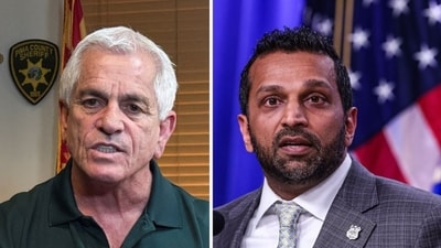 Sheriff Chris Nanos denies Kash Patel's claims that FBI was ‘kept out’ of Nancy Guthrie probe (REUTERS/Herbert Villarraga, Photographer: Valerie Plesch/Bloomberg )