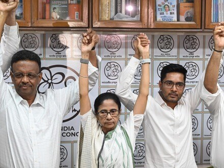 বিধানসভা নির্বাচনে হারের পরে মমতা বন্দ্যোপাধ্যায়। (ফাইল ছবি, সৌজন্যে সমীর জানা/হিন্দুস্তান টাইমস)