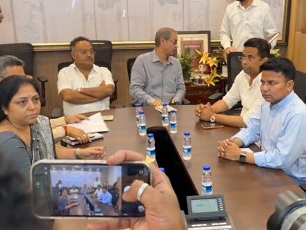 নবান্নে শমীক ভট্টাচার্য।