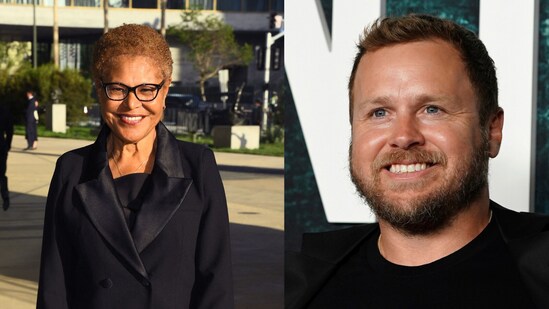 Karen Bass (L) and Spencer Pratt. (File Photos)