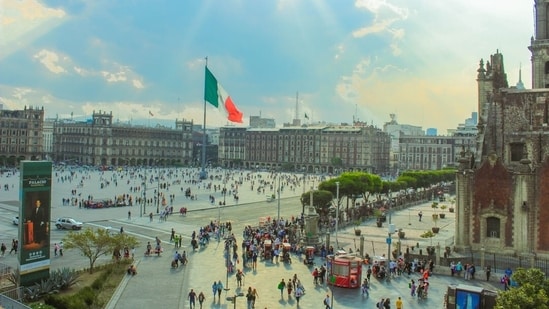 Mexico City is among the fastest-sinking capitals on Earth, with subsidence rates of more than 0.5 inches per month, according to NASA. (Unsplash )